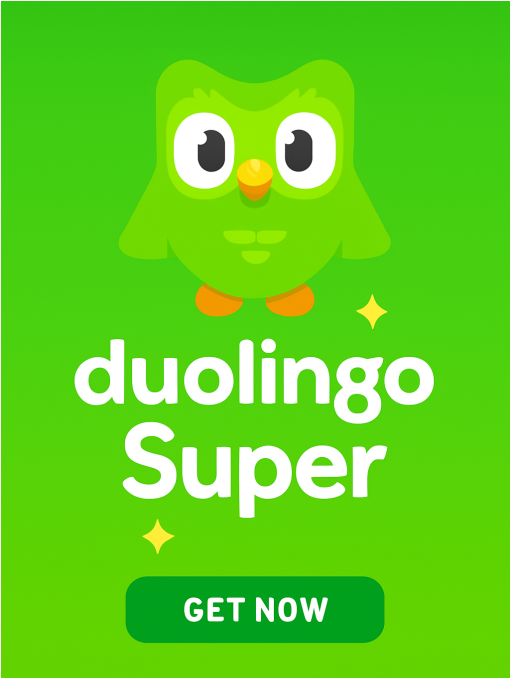 Duolingo Super - 1 năm